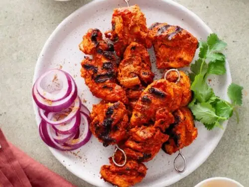 Tandoori chicken tikka at INDIAN CHEF Executive Take-out — Southwest Edmonton